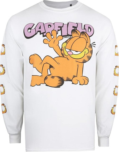 Garfield weißes shirt - weißes, t-shirt