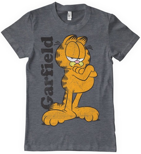 Garfield shirt dark heather - t-shirt, dark-heather